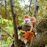 Felt So Good George the Mouse Autumn Woodland Hanging Decoration